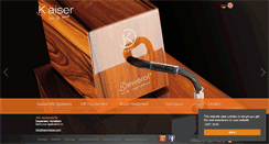 Desktop Screenshot of kaiser-acoustics.com